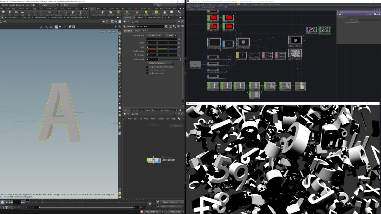 TouchDesignerでHoudini VAT3.0を使用する 5 (DynamicRemeshing応用)